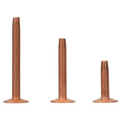 #14 Solid Copper Rivets With Burrs 8 #14 Solid Copper Rivets With Burrs -Handmade Leather Store 00014CO group