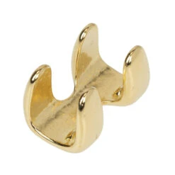#24 Rope Clamp Solid Brass, 1/2" X 1-5/8" -Handmade Leather Store 00024 SB 2