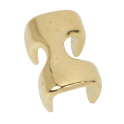 #24 Rope Clamp Solid Brass, 1/2" X 1-5/8" -Handmade Leather Store 00024 SB 3