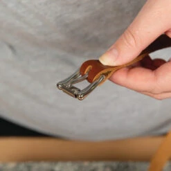 #49 Buckle With Stainless Steel Tongue 9 #49 Buckle With Stainless Steel Tongue -Handmade Leather Store 00049 SS 1 2 4