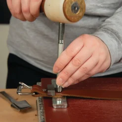 #86 Slide Loop Stainless Steel -Handmade Leather Store 00086 SS 11 8 2