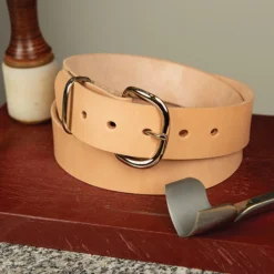 #98 Buckle Nickel Plated, 1-1/2" -Handmade Leather Store 00098 Buckle a