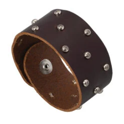 #2075 Swirl Spots -Handmade Leather Store 02075 NB 3 16 5