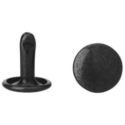 #2200 Double Cap Rivets -Handmade Leather Store 02200 BK 5 16 1