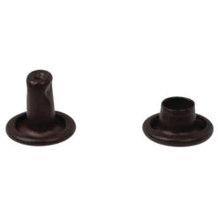 #2200 Double Cap Rivets -Handmade Leather Store 02200 BR 7 16 4