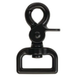 #5015 Square Scissor Snap -Handmade Leather Store 05015 BK 1 1