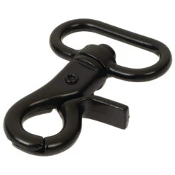 #5016 Oval Swivel Scissor Snap -Handmade Leather Store 05016 BK 1 1