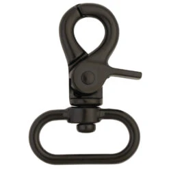 #5016 Oval Swivel Scissor Snap -Handmade Leather Store 05016 BK 1 3