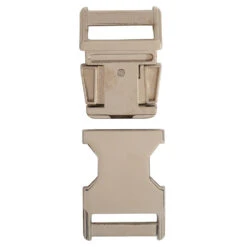 #05580 Metal Contoured Side Release Buckle -Handmade Leather Store 05580 NP 1 1