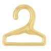 #468 Lash Cinch Hook Solid Brass, 3"