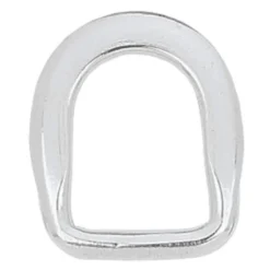 Beveled Saddle D-Ring Stainless Steel, 1"