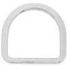 Beveled Saddle D-Ring Stainless Steel, 3"