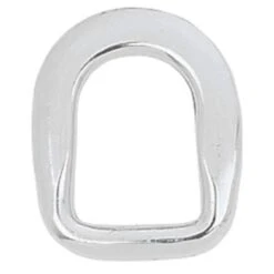Beveled Saddle D-Ring Stainless Steel, 3/4"