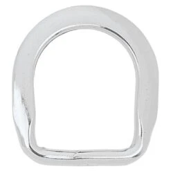 Beveled Saddle D-Ring Stainless Steel, 1-3/4"