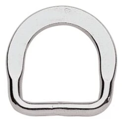 Flat Saddle D-Ring Stainless Steel, 1-1/4"