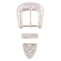 Western Floral Buckle Loop & Tip Set, 1-1/2" -Handmade Leather Store 16607 1 fcf8be0d 1d56 495e b612 f91acd1449e3