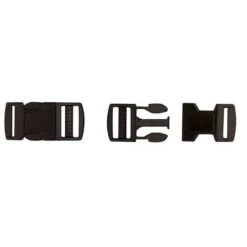 SRC Contoured Side Release Buckle, Plastic, Black