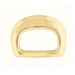 #1297 Sam Browne D-Ring Solid Brass, 7/8"