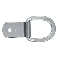 Clip And Flat D-Ring Stainless Steel, 1"