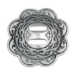 Jeremiah Watt Accented Floral Concho With Slot -Handmade Leather Store 22406 1 94fb44c9 75c5 4457 9498 dc118b2f8cd4