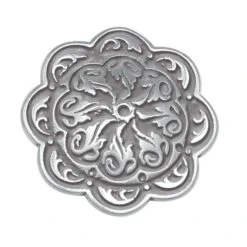 Jeremiah Watt Accented Floral Concho With Loop -Handmade Leather Store 22408 1 8be46210 d95d 4a5e bbb0 ded2319bbfc7