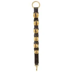 120 Sleigh Bell Strap Solid Brass