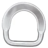 F-100-SS Flat Saddle D-Ring, Stainless Steel, 1"