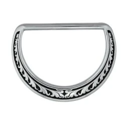 Jeremiah Watt Floral Saddle D-Ring