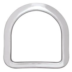 Beveled Saddle D-Ring Stainless Steel, 2-1/2"