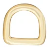 Saddle D-Ring Solid Brass, 1-1/2"