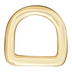 Saddle D-Ring Solid Brass, 1-1/2"