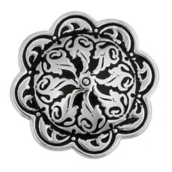 Jeremiah Watt Accented Floral Concho With Wood Screw -Handmade Leather Store 28101 1 7032ae62 23c2 4568 9ff1 16473e3cfc83