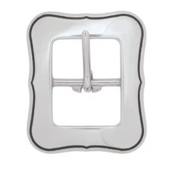 Jeremiah Watt Accented Smooth Visalia Buckle -Handmade Leather Store 32100 1