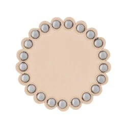 Leather Concho 1-1/2" With Spots Only