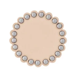 Leather Concho 2" With Spots Only