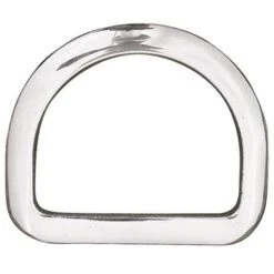 Beveled Rigging D-Ring Stainless Steel, 3-1/2"