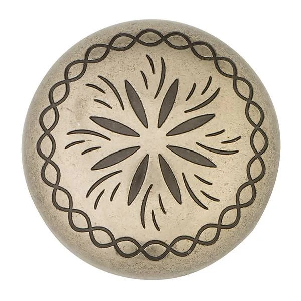 #1845 Dome Spot Concho With Post 3 #1845 Dome Spot Concho With Post - Image 3