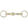 Snaffle Bit Key Ring, Zinc Over Brass