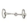 Snaffle Bit Key Ring, Zinc Over Chrome