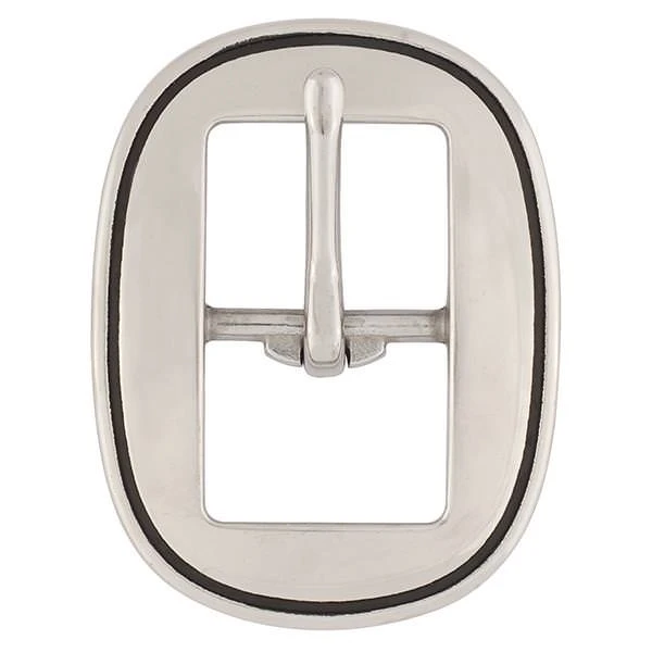 Jeremiah Watt Accented Smooth And Grooved Oval Buckle 2 Jeremiah Watt Accented Smooth And Grooved Oval Buckle - Image 2