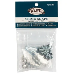 10-Pack Of #2205 Segma Snaps -Handmade Leather Store 52676 1