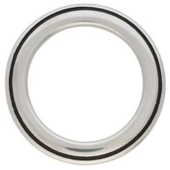 Jeremiah Watt Smooth And Grooved Breast Collar Ring, 2"