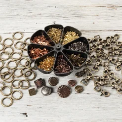 8-Pocket Tray With Swivel Base