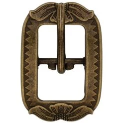 Jeremiah Watt Saltlick Center Bar Buckle -Handmade Leather Store 67538 1