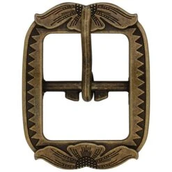 Jeremiah Watt Saltlick Center Bar Buckle -Handmade Leather Store 67540 1