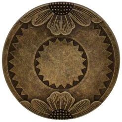 Jeremiah Watt Saltlick Flower Concho, 1-1/2"