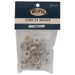 10-Pack Of 4P Durable Snaps -Handmade Leather Store 77 7140 BK 1rev