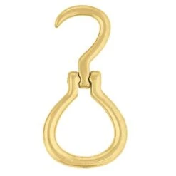 Folding Hoof Pick Solid Brass