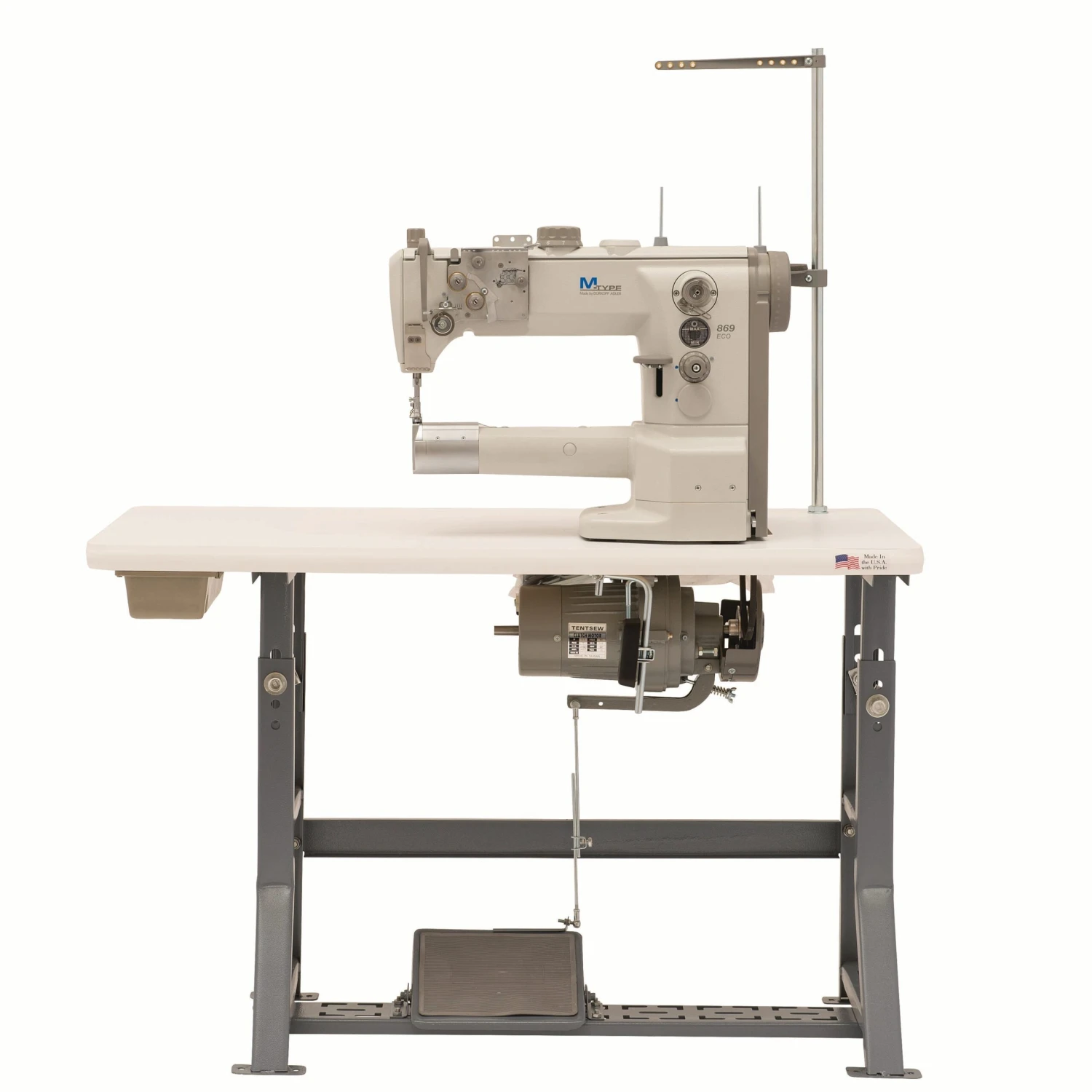 Adler 869 Cylinder Arm Sewing Machine, Complete With Stand 1 Adler 869 Cylinder Arm Sewing Machine, Complete With Stand
