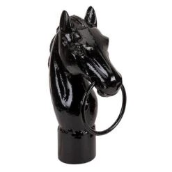 Cast Iron Horse Head Hitching Post